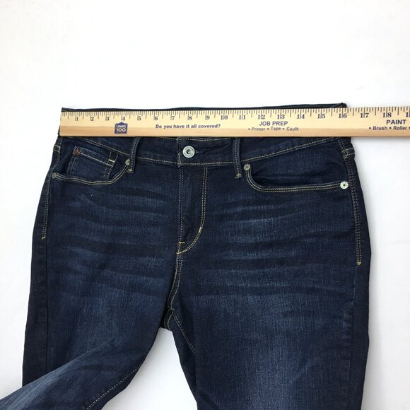 Levi's Denizen Jeans Women's Modern Boot Cut Stretch Dark Wash size 12 length 32 - Picture 5 of 10